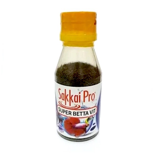 Sakkai Pro Super Betta Vit Pakan Makanan Pelet Ikan Cupang Hias Kecil