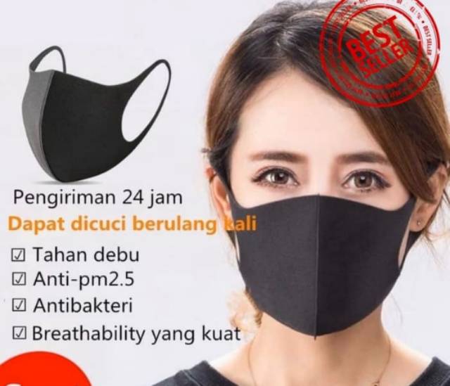 Masker Scuba Masker Wajah Masker Mulut Masker Kain Masker Motor ASLI