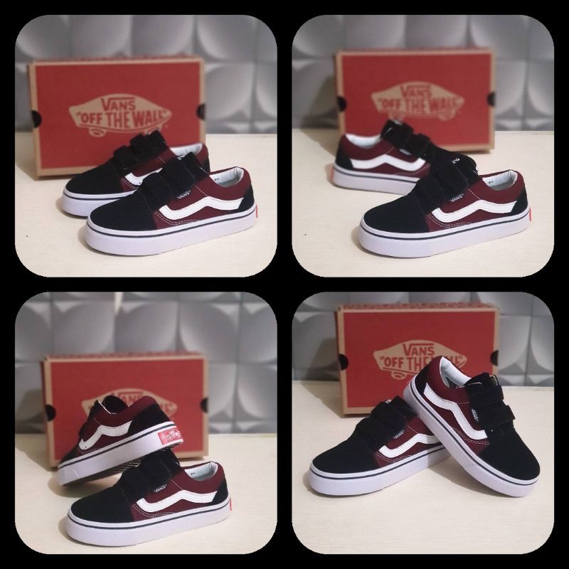 VANS OLDSKUUL SEPATU SNEAKERS ANAK LAKI LAKI COWO UMUR 1 SAMPAI 6 TAHUN CASUAL DAN BERKUALITAS