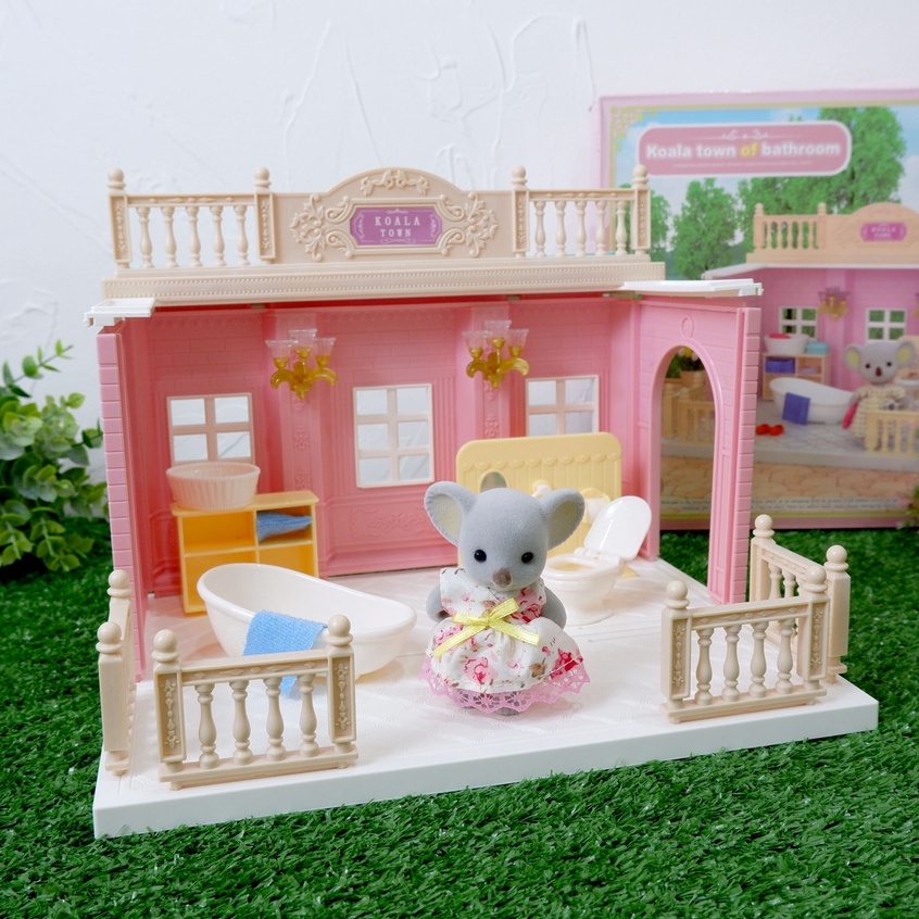 koala diary doll house bathroom set - pretend toys - mainan rumah2an - rumah boneka - sylvanian fami