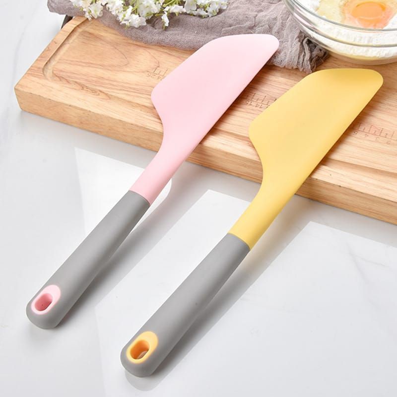 SPATULA SILICONE JUMBO SENDOK PENGADUK ADONAN MAKANAN WARNA WARNI