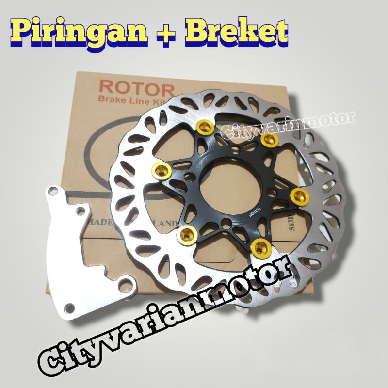 Disk Disc Cakram PIRINGAN Cakram Depan Cnc Floating PSM 220 MM Juputer Z Jupiter MX Z1 Vario Beat Scoppy New