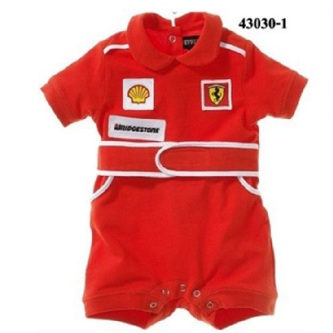 JUMPER BAYI LAKI-LAKI ROMPER FERRARI BAJU BALAP ANAK