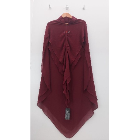 NEW Khimar Sadiqa maroon SISESA