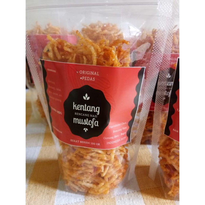 

Kentang Mustofa rencang nasi