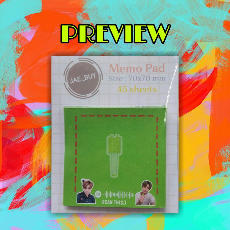 

STICKY NOTES MEMO PAD NCT DREAM KPOP