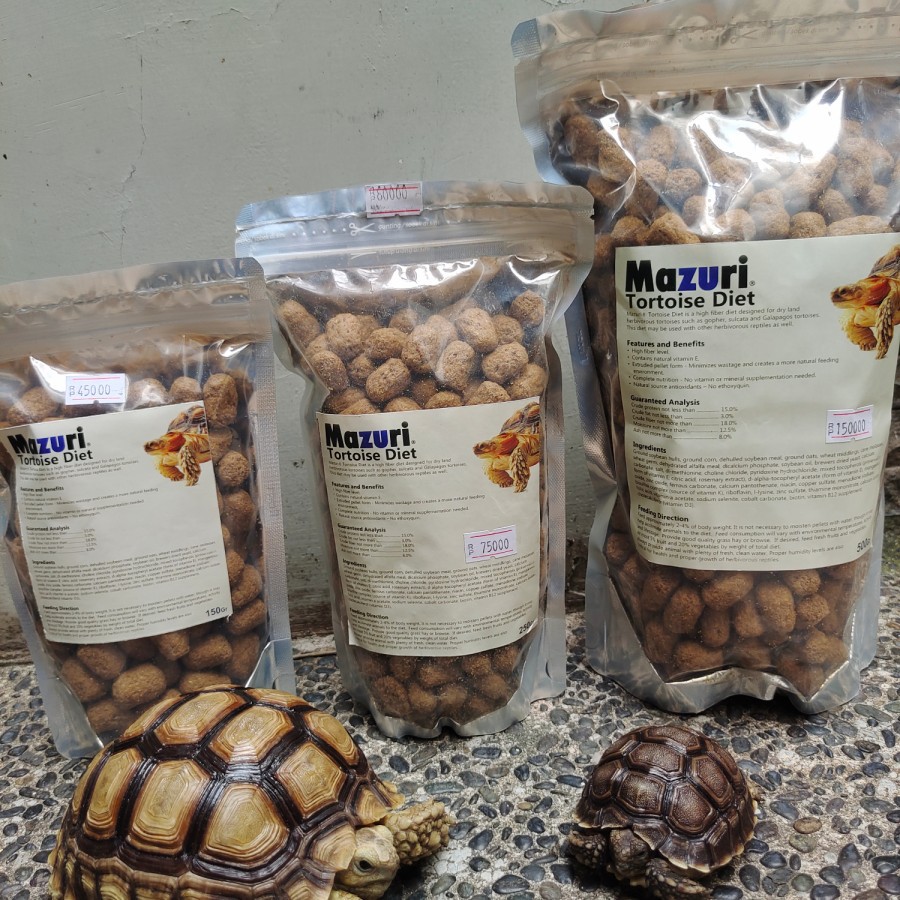 MAZURI DIET TORTOISE/MAZURI DIET/PELET KURA 500GR/MAKANAN KURA KURA DARAT BUKAN JGS REPCAL MEIZU GTF