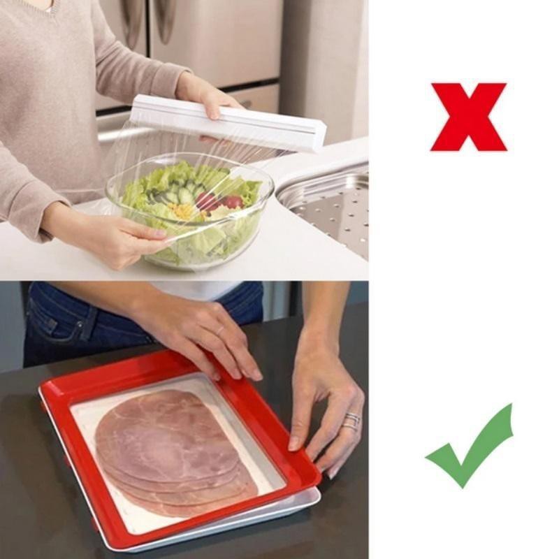 Clever Food Tray Food Cover Kekinian Creative Food Preservation Tray