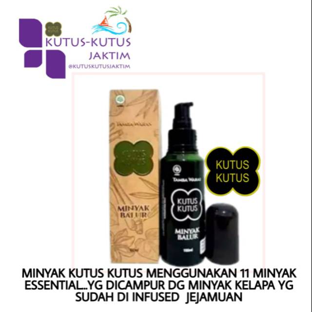 Minyak Kutus Kutus kemasan baru