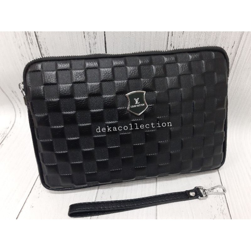 HAND BAG TAS TANGAN KULIT PRIA WANITA LV CLUCTH