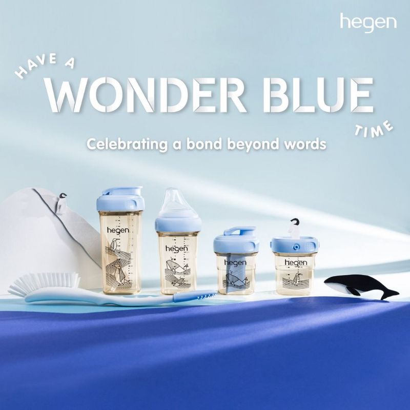 Hegen PCTO™ Wonder Blue Collection Bottle PPSU (Limited Edition)