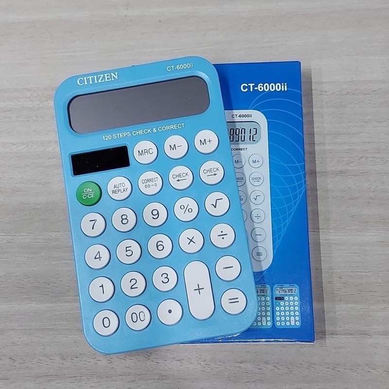 Kalkulator Citizen Ct6000ii / Calculator 12 Digit Ct 6000 ii | cunvalla