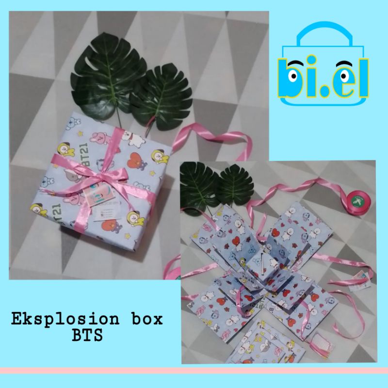 

3 Layer || Eksplosion box karakter BTS/ Suprise Box / box hadiah / gift box Murah