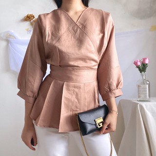 ADELIA Blouse Long Sleeve Kimono 3 Ways Top 208-268