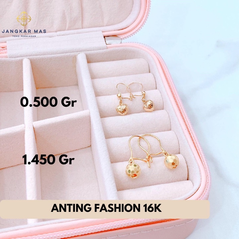 Anting Emas Hati Bola