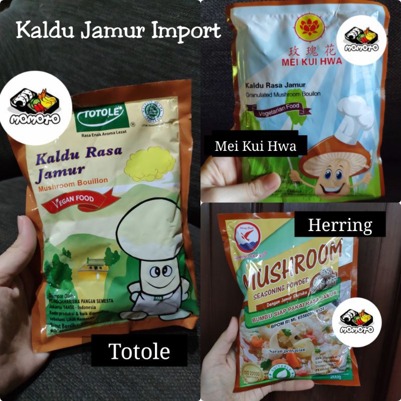 

Totole 200 gram Kaldu Jamur HALAL / Mei Kui Hwa / Herring Brand dengan Jamur Shitake