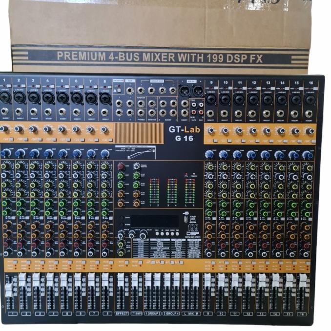 MIXER AUDIO GT LAB G16/GT LAB G 16 16CH BY RDW ORIGINAL Star Seller