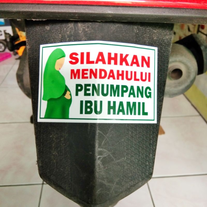 

Stiker Ada Ibu Hamil Untuk di Motor dan Helm