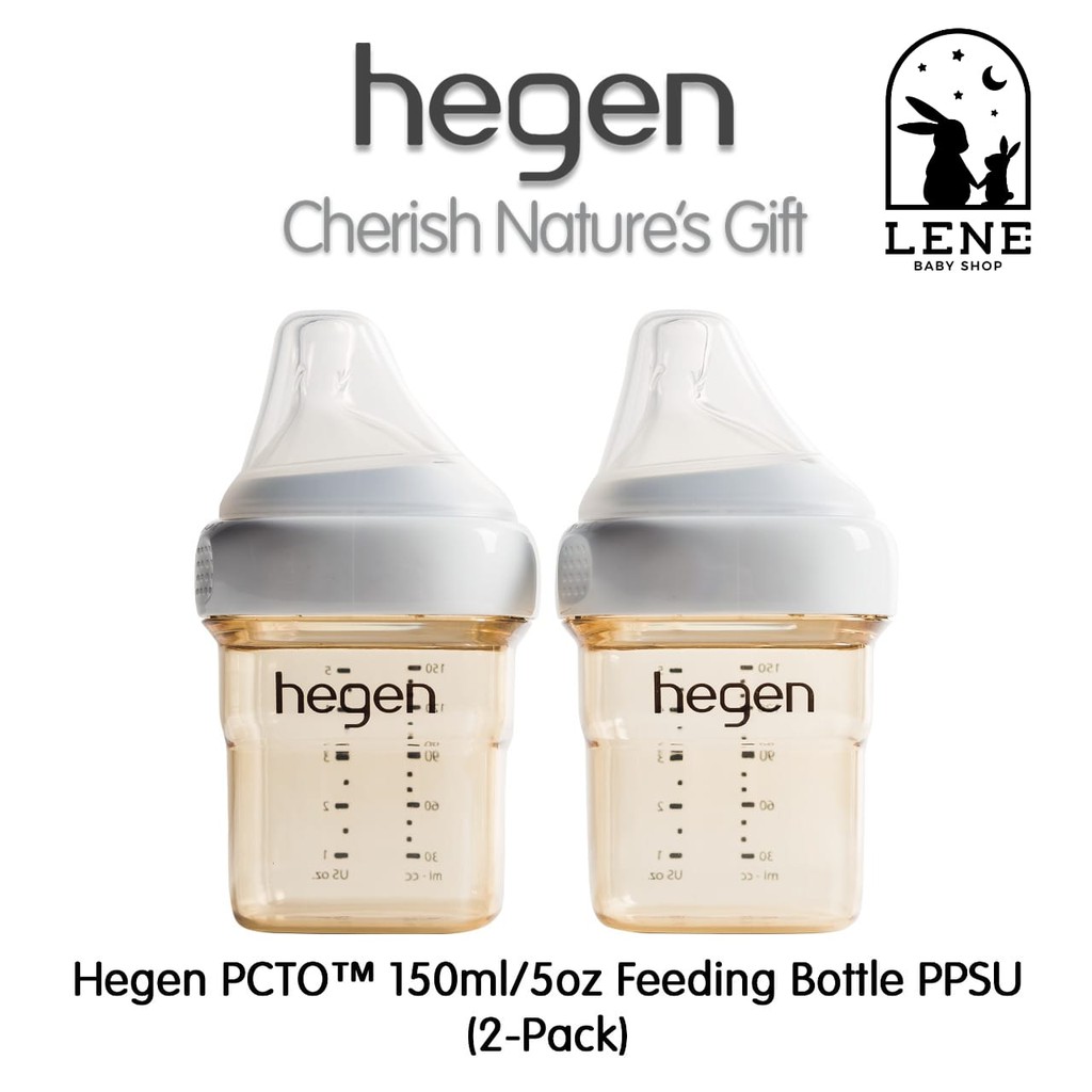 Hegen Feeding Bottle PPSU 150 ml / Botol Susu - 2 pack