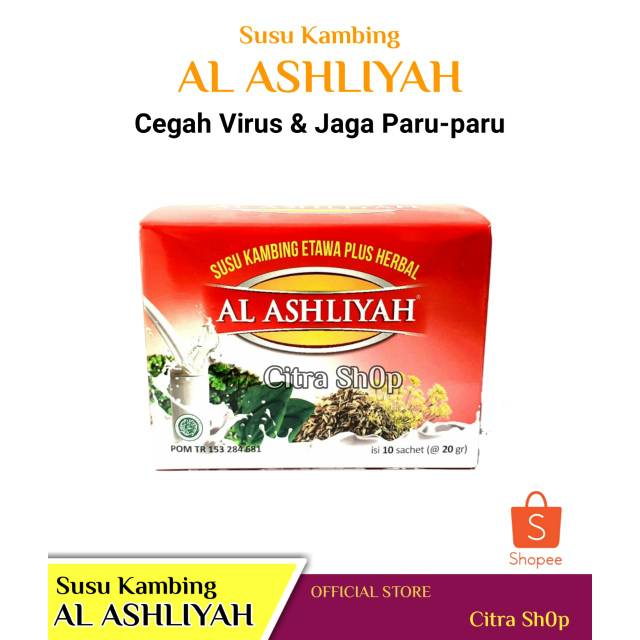 

AL ASHLIYAH SUSU KAMBING PLUS HERBAL