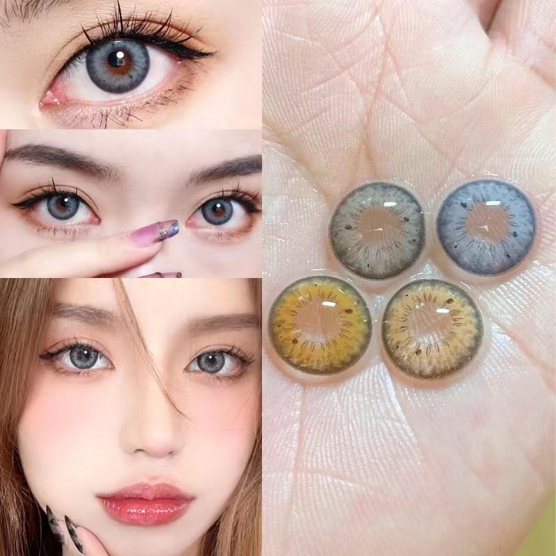 [✅COD] BLACKSPOT SERIES Softlens Mata Normal, Lensa Kontak Warna Alami Mata Hijau Tua Lensa Kontak Coklat Muda Tahunan Soflens Murah Soflen Model Terbaru 2023