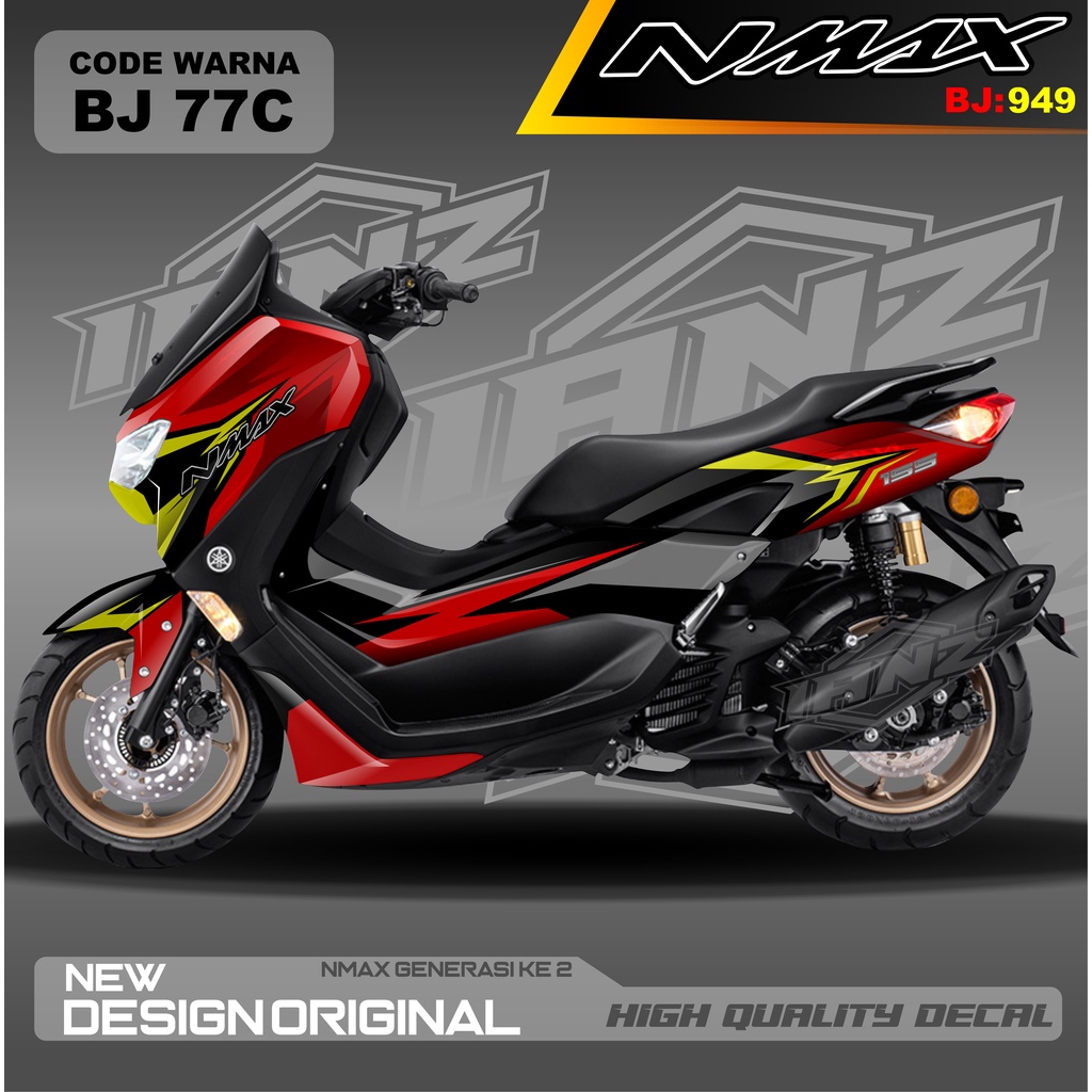 STICKER VARIASI ALL NEW NMAX FULL BLOK BODY MOTOR / DECAL FULL BODY NMAX / DECAL STIKER FULL BODY NMAX / STIKER DECAL NMAX TERBARU