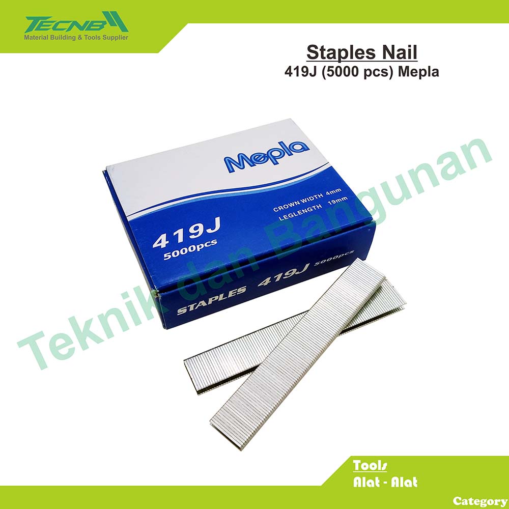 

Isi Paku Anak Staples Tembak Refill 419J Mepla Biru