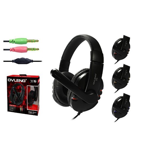 Trend-Ovleng X6 Headset Gaming SuperBass with Mic - Hitam