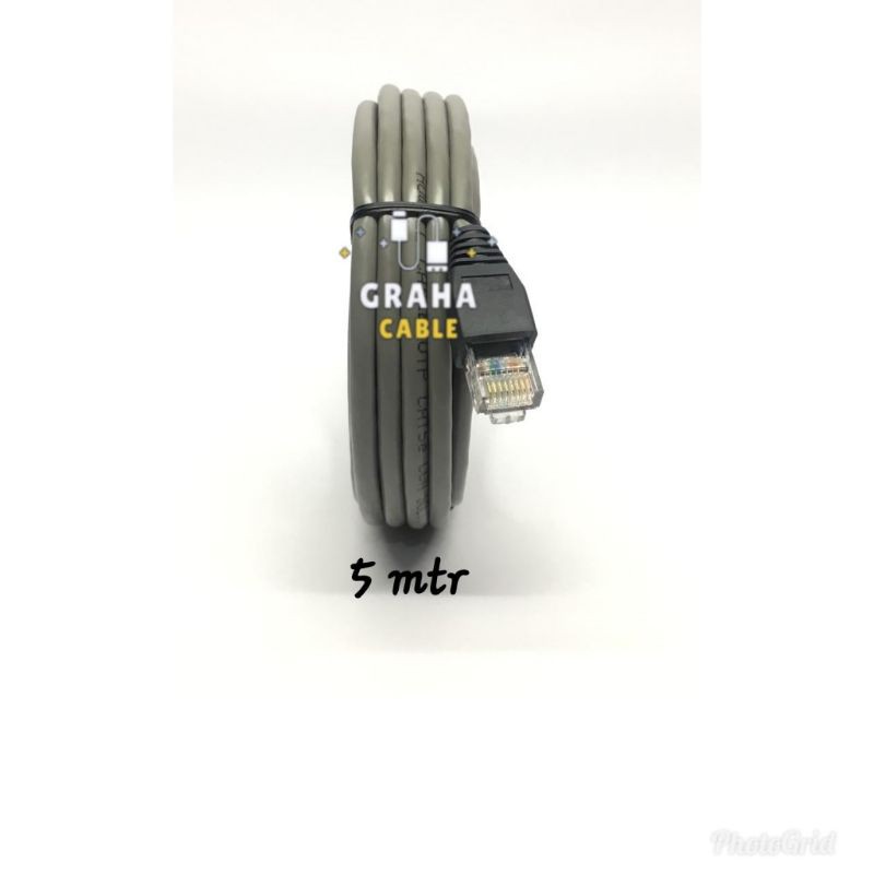 Kabel LAN/UTP Cat 5e + Pin Rj45 5Meter