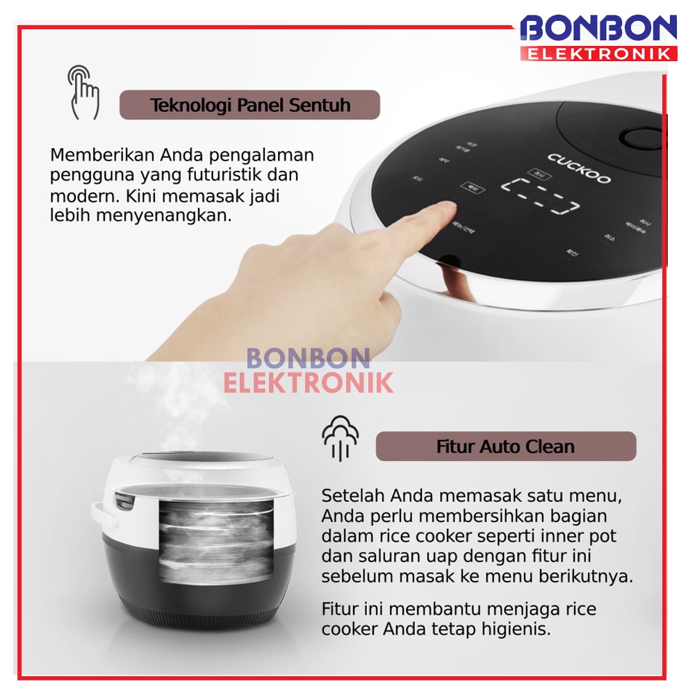 CUCKOO All-in-One Smart Rice Cooker CR-1020F/BK 1.8L MICOM No.1 In Korea