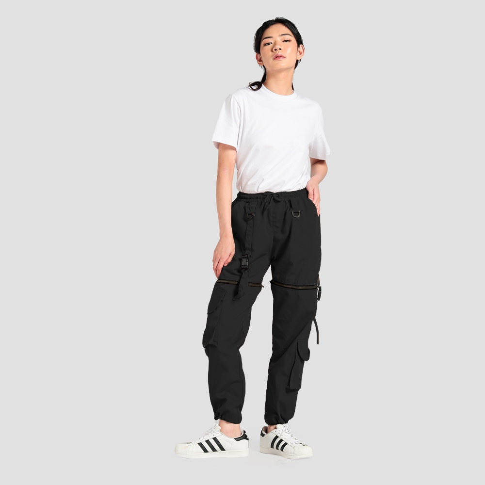 Celana Panjang Jogger Cargo Hypebeast Training wanita Keren Terbaru - XSHOP Justiny