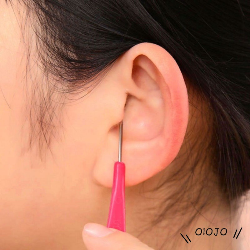 Stainless Steel Ear Pick Multicolor Ear Cleaning Alat Penjemputan Kotoran Telinga - ol