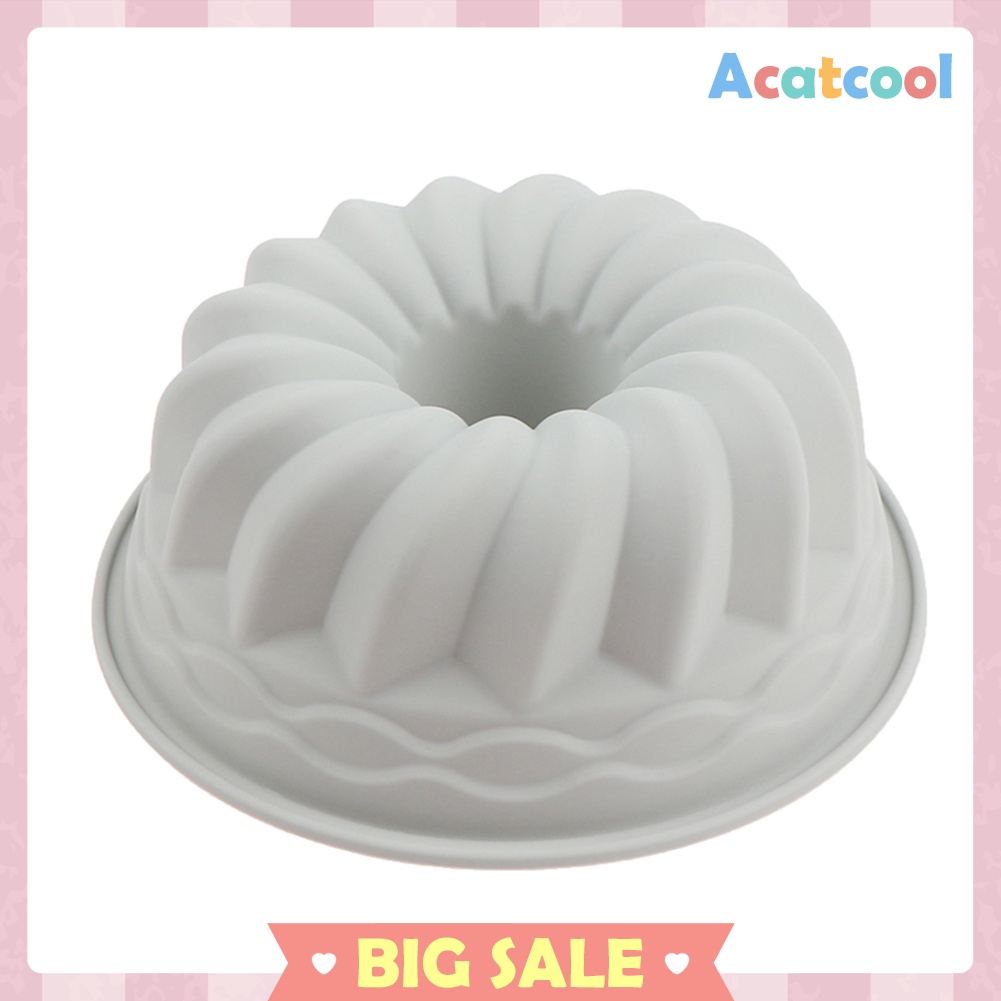 Silicone Cake Molds 6 inch Round Spiral Savoirin Pan DIY Baking Tray Tools