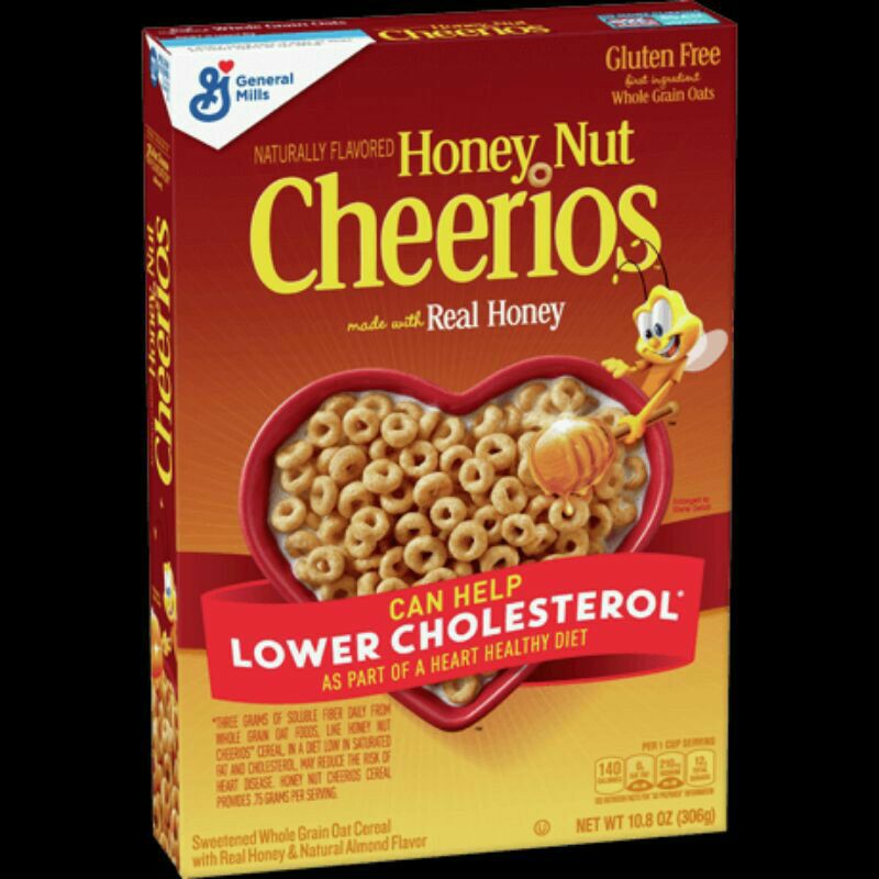 Cheerios Gluten Free Honey Nut Lower Cholesterol 306 Gr Shopee Indonesia