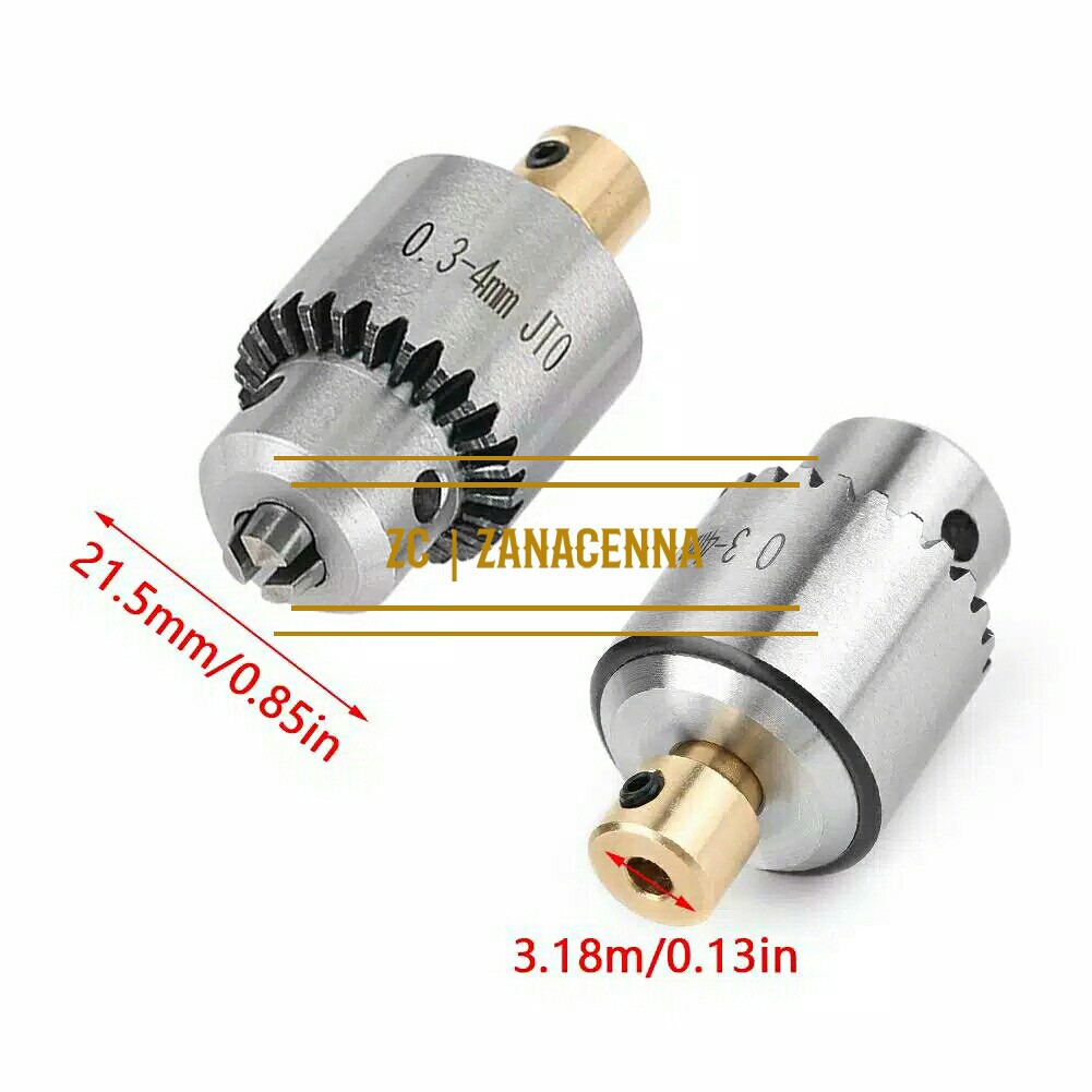 0.3-4mm JTO Taper Mounted Drill Chuck and Wrench with Chuck Key for Lathe Drill