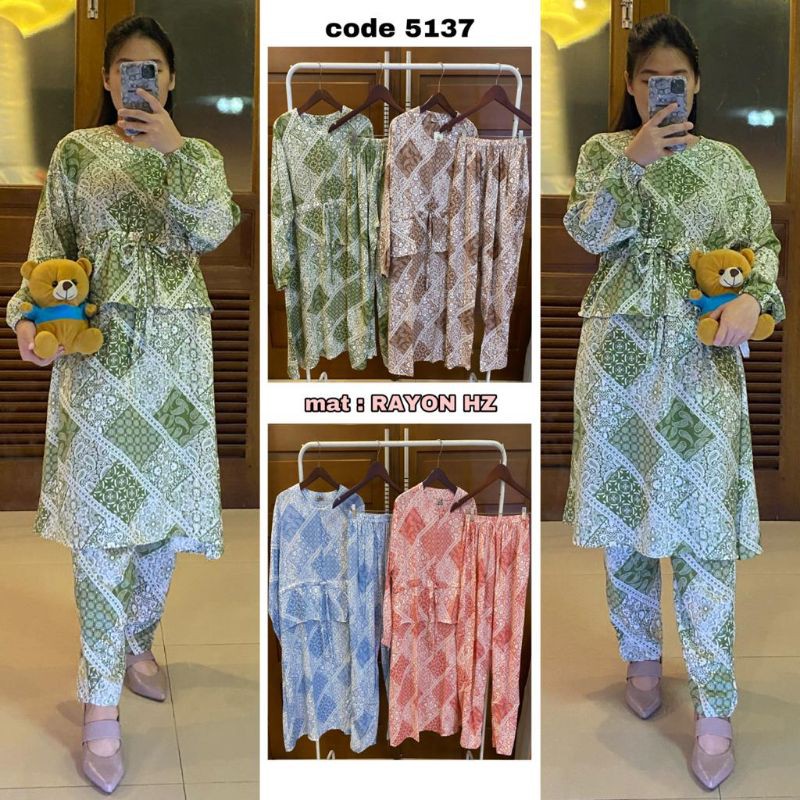 Setcel tunik rayon by Muteki