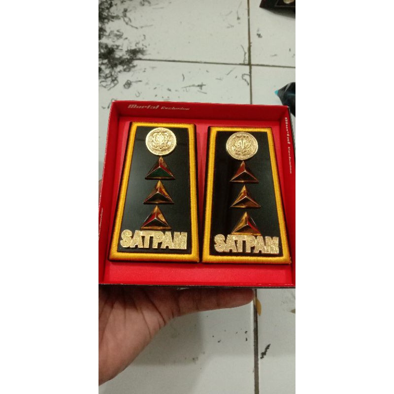 TERLARIS -  PANGKAT SATPAM Terbaru -Rumah Atribut
