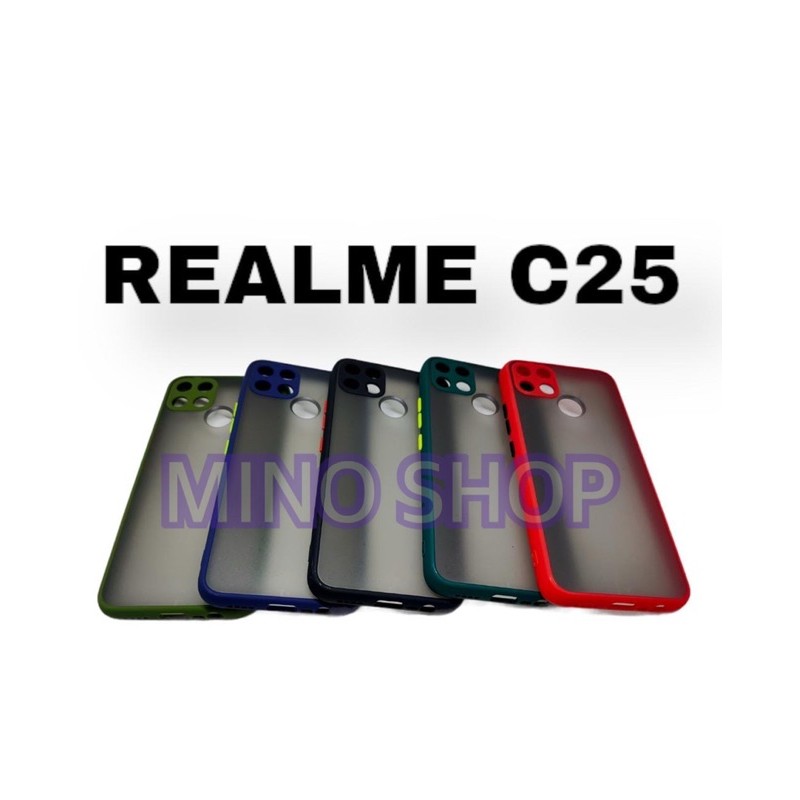 SOFTCASE REALME C25 - HARDCASE DOVE MYCHOICE PLUS PELINDUNG KAMERA - AERO CASE