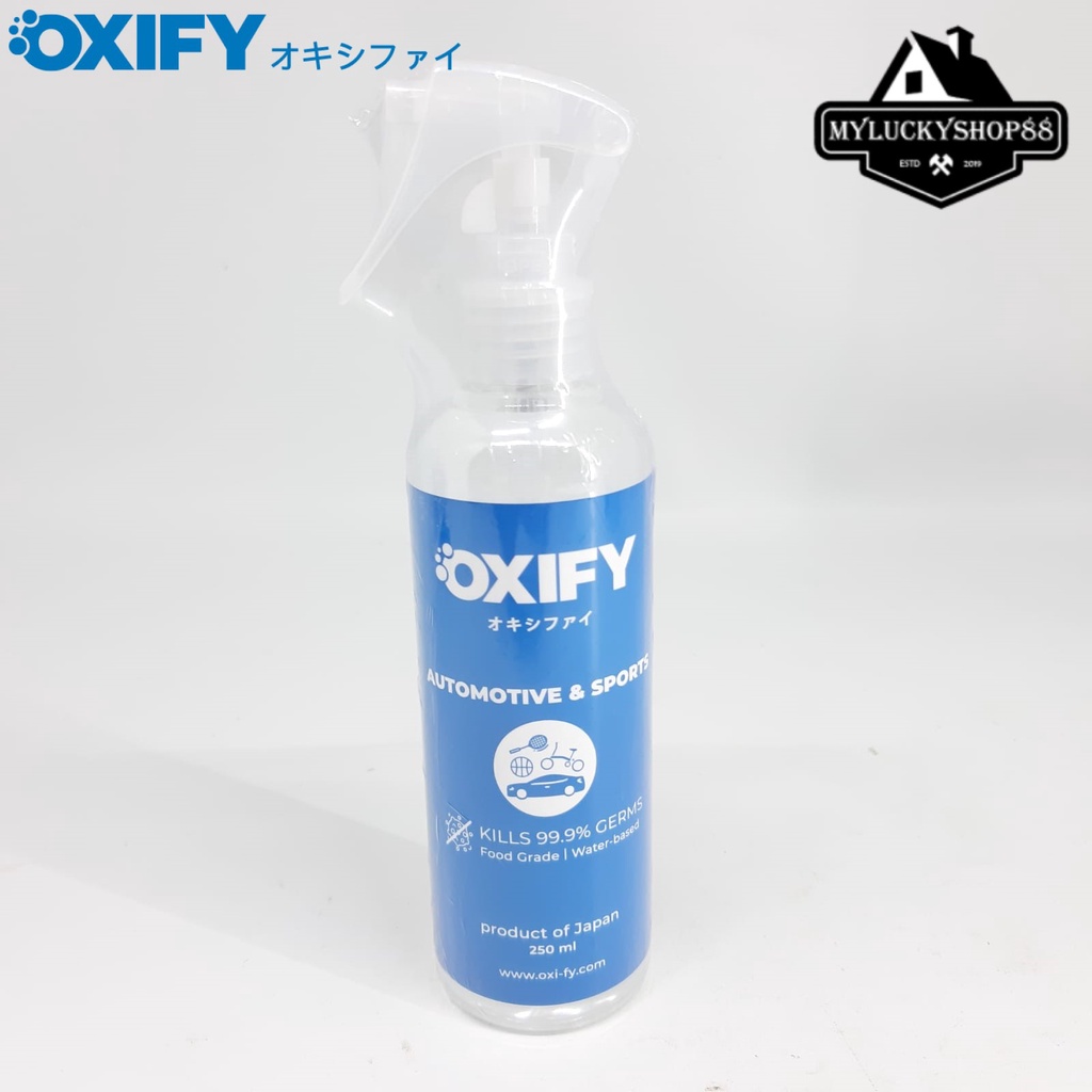 OXIFY Automotive Sports Sanitizer Disinfectant Japan 250ml Water Based