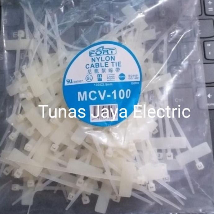 

BISA COD Kabel Ties Label / Marker Ties MCV-100 x 2,5mm STOK TERBATAS Kode 999