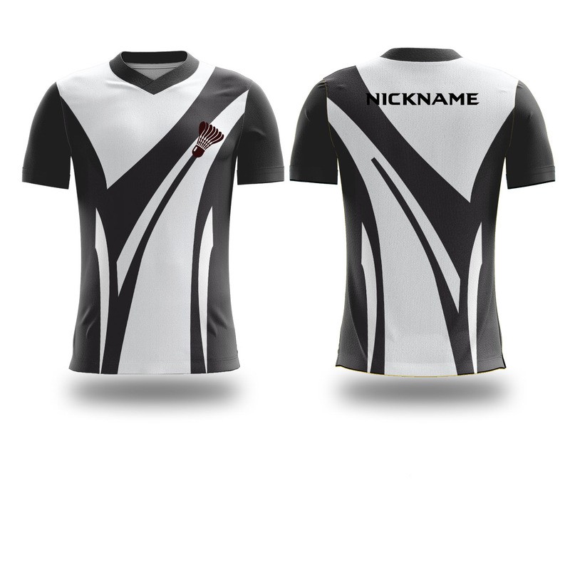 Kaos Jersey Badminton Bulutangkis Full Print Costum Size S - XXXL ANK44