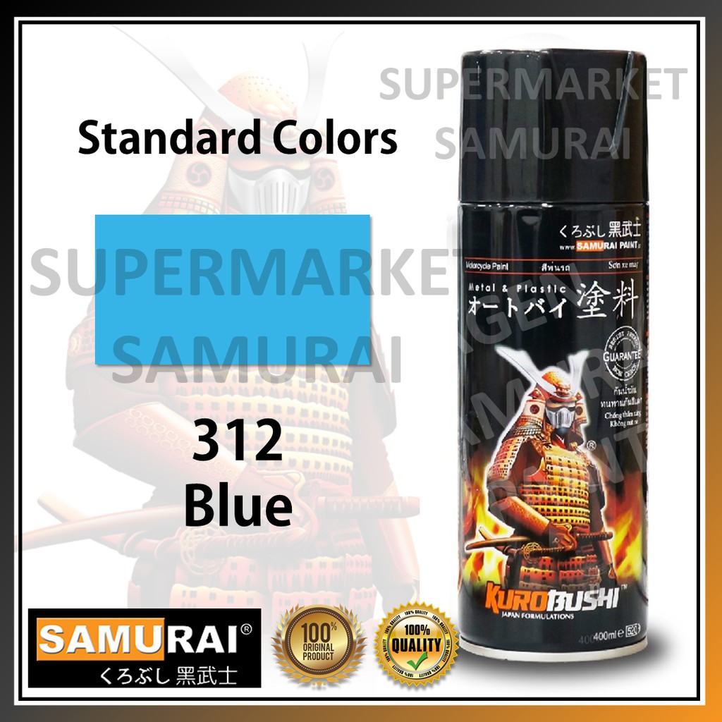 

Samurai Paint 312 Warna Blue Warna Standar Cat Pilox Standard Colours