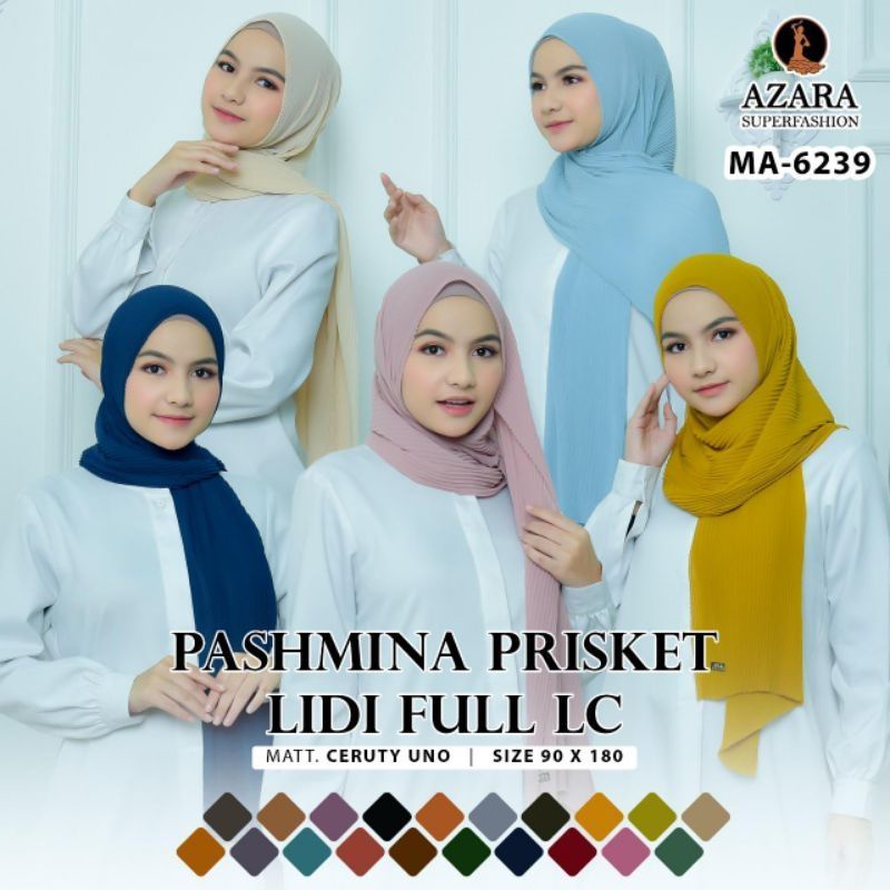 PASHMINA PLISKET LIDI FULL LASER CUT CERUTY UNO BY AZARA