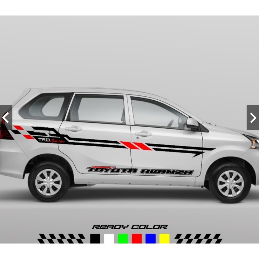 Stiker mobil toyota avanza stiker mobil avanza cutting stiker body samping mobil avanza