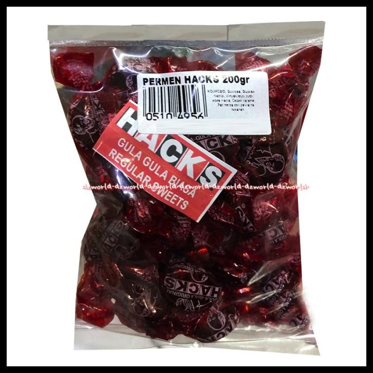 

Permen Hacks 200Gr Gula-Gula Pedas Regular Permen Hack Merah Red Mint