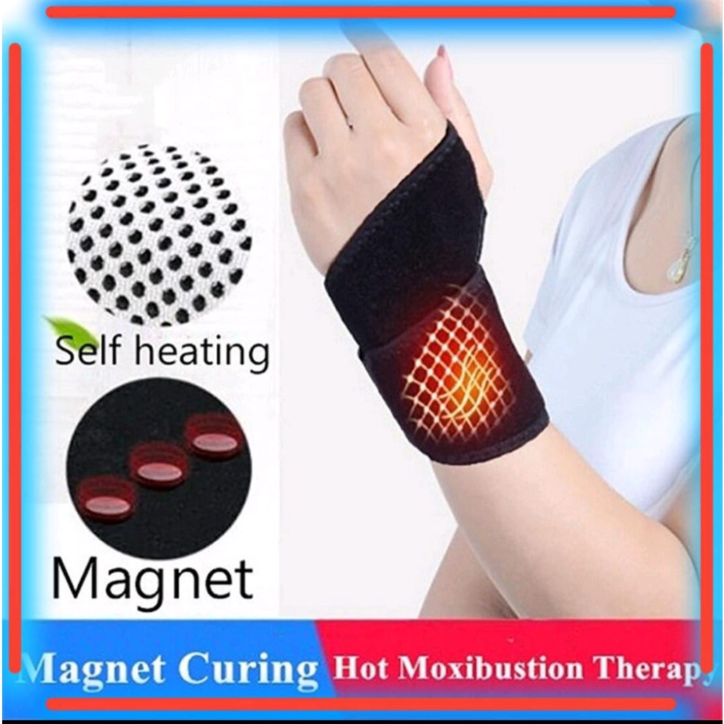 (PROMO) Deker Terapi Pergelangan Tangan Magnet untuk Radang Sendi Arthritis / Pemanas Pergelangan Ta