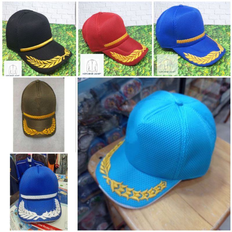 topi jaring topi padi kapas topi bordir topi polos