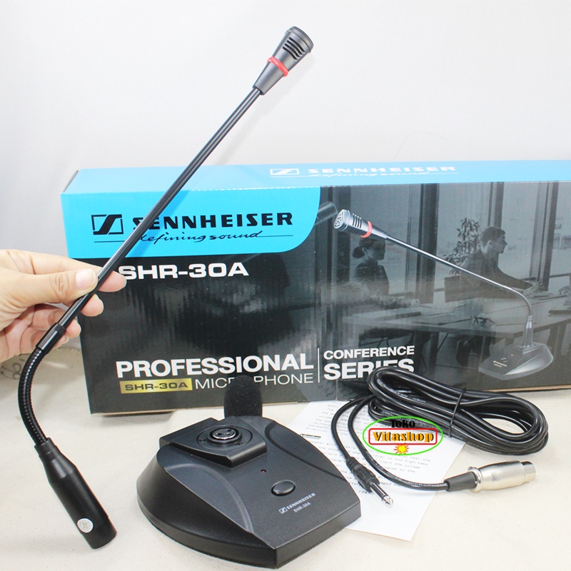 MIC MEJA SENNHEISER SHR-30A MICROPHONE PODIUM CONFERENT MIK CONDENSOR