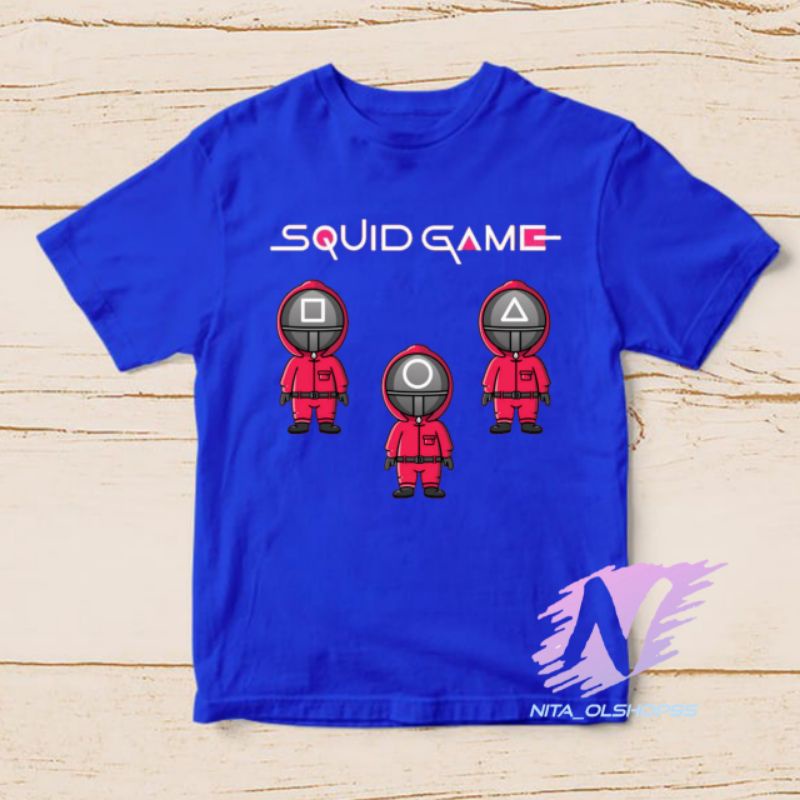 baju among us kaos anak squid game premium