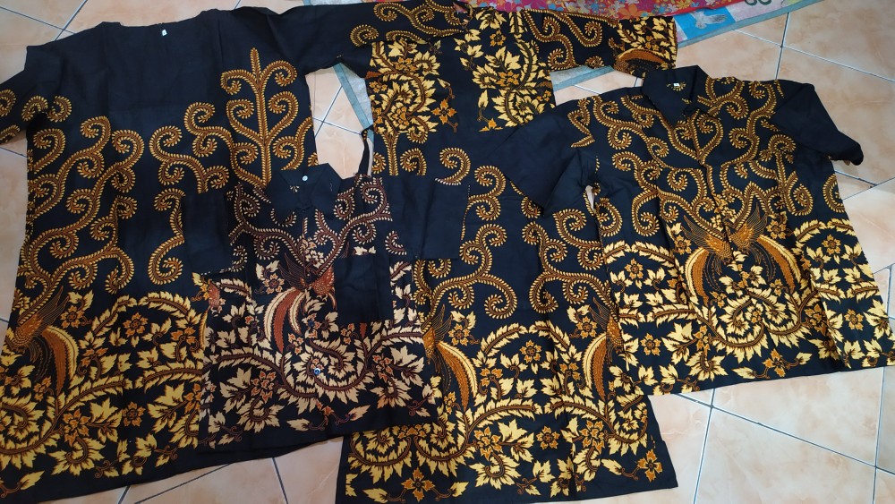 Couple Batik Keluarga Terbaru Sania Ruffle Batik Couple Ori Ndoro Jowi Dnt Garansi Termurah